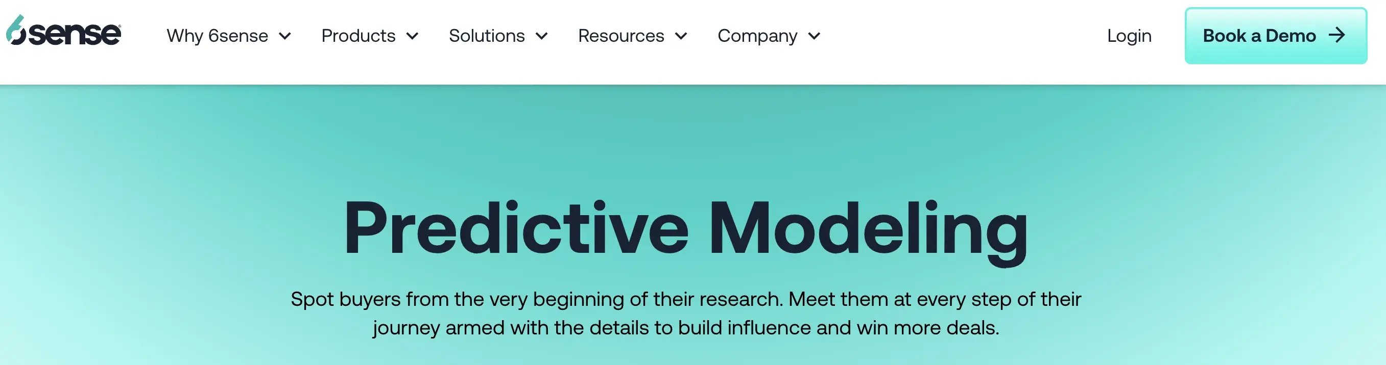 6sense modelado predictivo